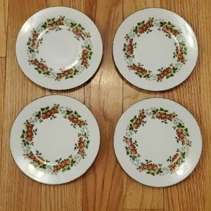 Lazeyras Limoges 7" Plates - set of 4